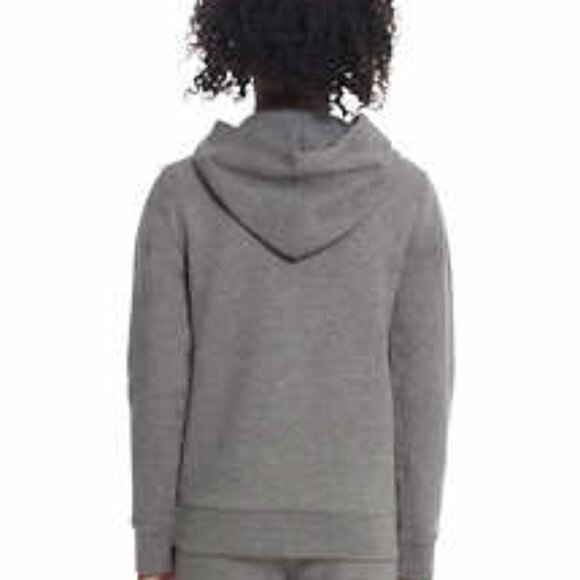 PUMA Girl's Grey Fleece Hoodie with logo , size L (14-16) - Picture 2 of 8